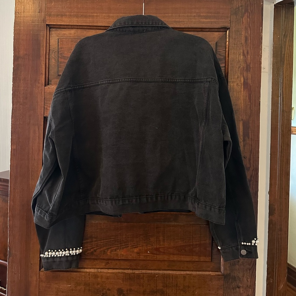 NWT black Jean jacket! - Picture 4 of 4
